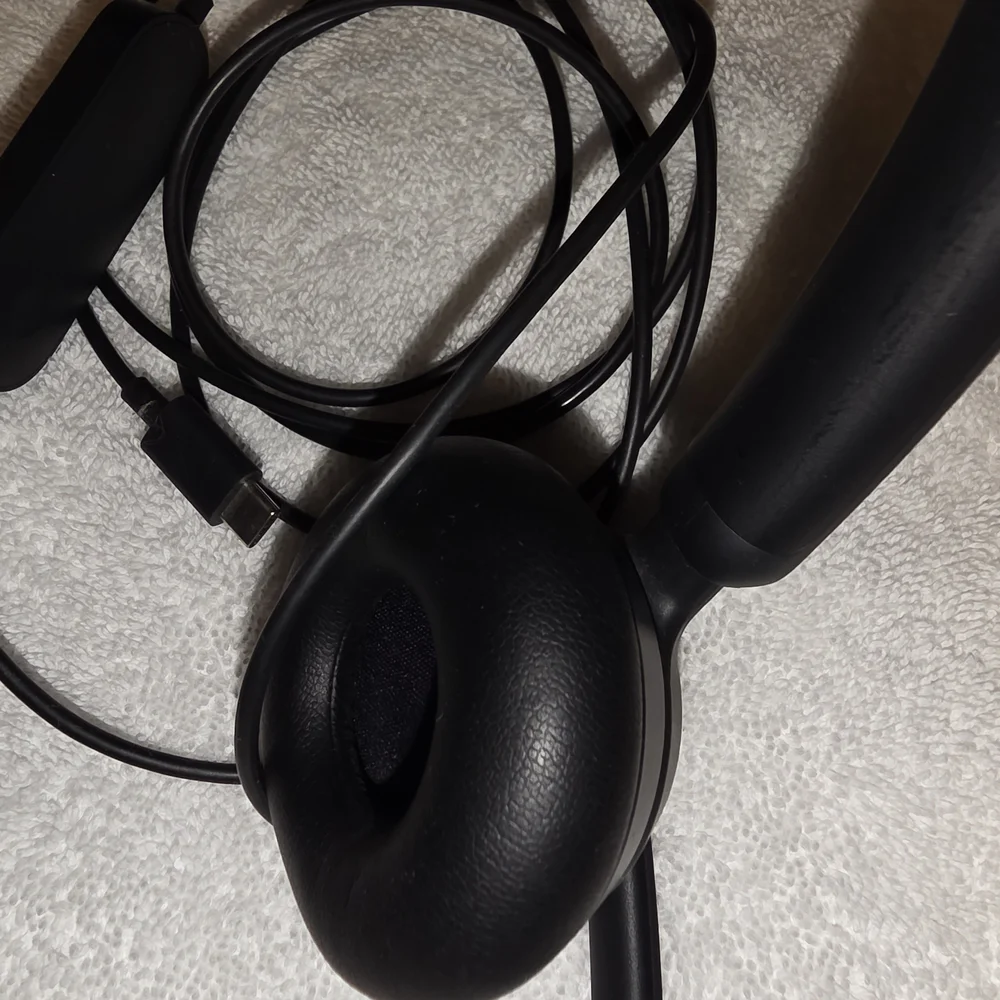 Microsoft Black Wired Headset